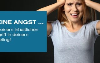 Inhaltlicher Angriff im Meeting - bleib ruhig